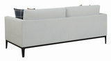 Apperson Gray Upholstered Track Arm Living Room Set Set by Coaster at Eve Furniture