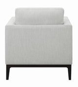 Apperson Light Gray Cushioned Back Arm Chair by Coaster at Eve Furniture
