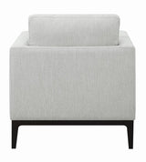 Apperson Light Gray Cushioned Back Arm Chair by Coaster at Eve Furniture