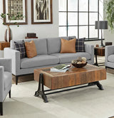 Apperson Upholstered Track Arm Sofa Light Grey by Coaster at Eve Furniture