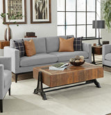 Apperson Upholstered Track Arm Sofa Light Grey by Coaster at Eve Furniture