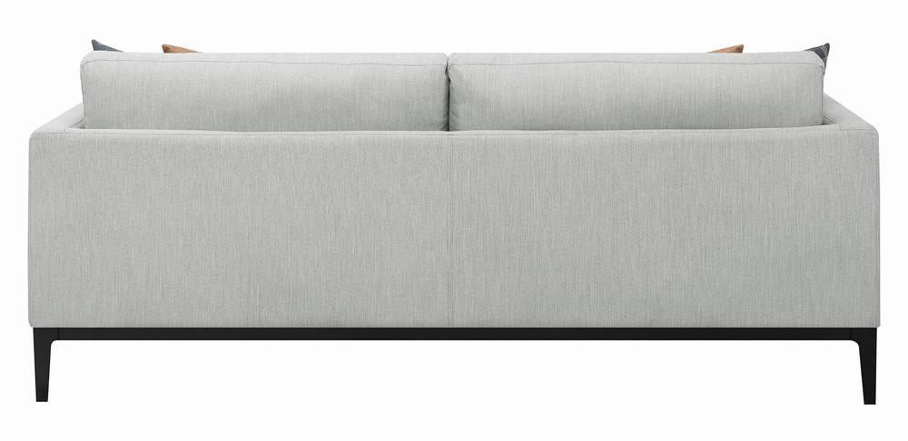 Apperson Upholstered Track Arm Sofa Light Grey by Coaster at Eve Furniture