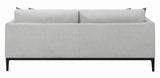 Apperson Upholstered Track Arm Sofa Light Grey by Coaster at Eve Furniture