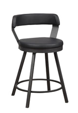 Appert Black/Dark Gray Counter Height Set by Homelegance at Eve Furniture