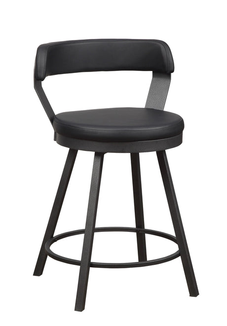 Appert Black/Dark Gray Counter Height Set by Homelegance at Eve Furniture