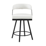 Appert Black/Dark Gray Swivel Pub Height Chair, Set of 2 by Homelegance at Eve Furniture