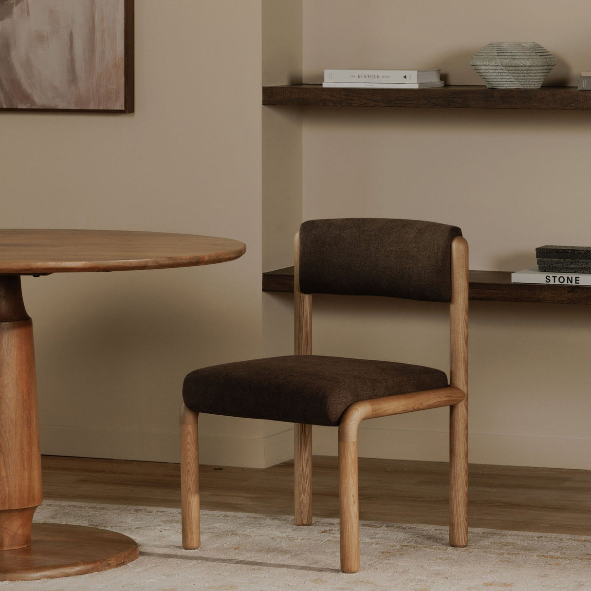 April Deep Brown Dining Chair (Set of 2) by MOES at Eve Furniture