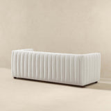 April Mid Century Modern Luxury Tight Back Beige Boucle Couch by Ashcroft Furniture at Eve Furniture