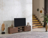 April Tv Stand Walnut by Furnia at Eve Furniture