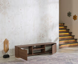 April Tv Stand Walnut by Furnia at Eve Furniture