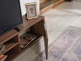 April Tv Stand Walnut by Furnia at Eve Furniture