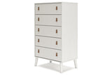 Aprilyn White Chest of Drawers by Ashley at Eve Furniture