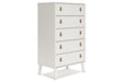 Aprilyn White Chest of Drawers by Ashley at Eve Furniture