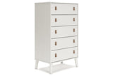 Aprilyn White Chest of Drawers by Ashley at Eve Furniture