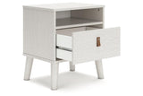 Aprilyn White Nightstand by Ashley at Eve Furniture