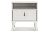 Aprilyn White Nightstand by Ashley at Eve Furniture