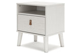 Aprilyn White Nightstand by Ashley at Eve Furniture
