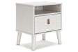 Aprilyn White Nightstand by Ashley at Eve Furniture