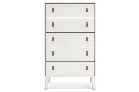 Aprilyn White Chest of Drawers by Ashley at Eve Furniture