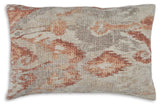 Aprover Rust/Gray/White Pillow by Ashley at Eve Furniture