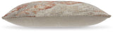 Aprover Rust/Gray/White Pillow (Set of 4) by Ashley at Eve Furniture