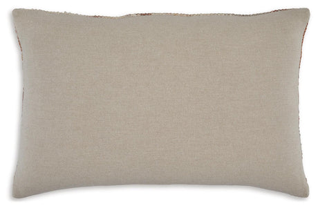 Aprover Rust/Gray/White Pillow (Set of 4) by Ashley at Eve Furniture