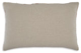 Aprover Rust/Gray/White Pillow (Set of 4) by Ashley at Eve Furniture