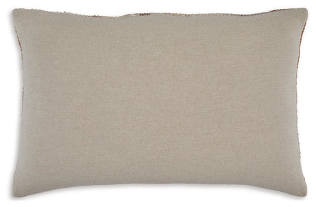 Aprover Rust/Gray/White Pillow (Set of 4) by Ashley at Eve Furniture