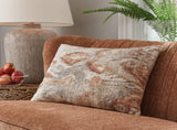 Aprover Rust/Gray/White Pillow (Set of 4) by Ashley at Eve Furniture