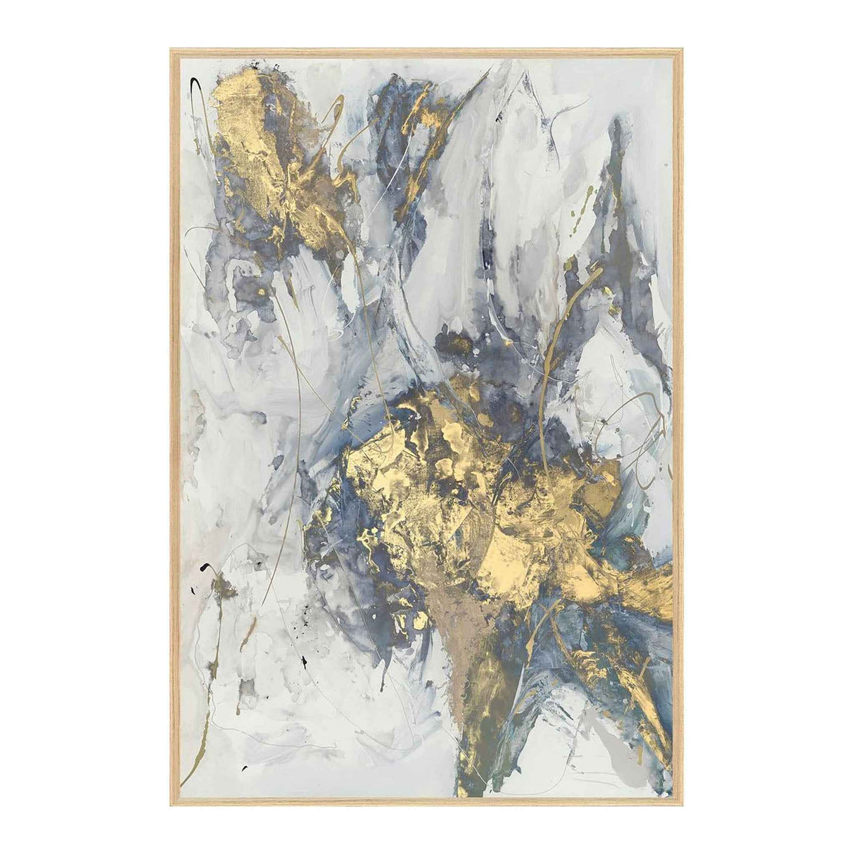 Aqua Gold Yellow Painting by Buddy Whitlock by Classic Home at Eve Furniture