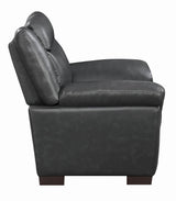 Arabella Gray Pillow Top Upholstered Chair by Coaster at Eve Furniture