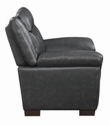 Arabella Gray Pillow Top Upholstered Chair by Coaster at Eve Furniture