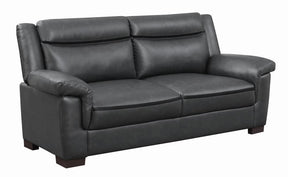 Arabella Gray Pillow Top Upholstered Sofa by Coaster at Eve Furniture