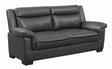 Arabella Gray Pillow Top Upholstered Sofa by Coaster at Eve Furniture