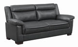 Arabella Gray Pillow Top Upholstered Sofa by Coaster at Eve Furniture