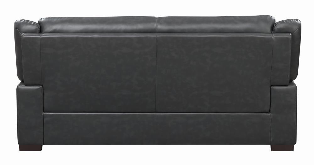 Arabella Gray Pillow Top Upholstered Sofa by Coaster at Eve Furniture
