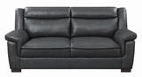 Arabella Gray Pillow Top Upholstered Sofa by Coaster at Eve Furniture