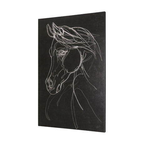 Arabian Dark II by Mercana Studio a Hand Embellished Textured Canvas by Mercana at Eve Furniture