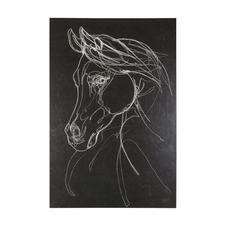 Arabian Dark II by Mercana Studio a Hand Embellished Textured Canvas by Mercana at Eve Furniture