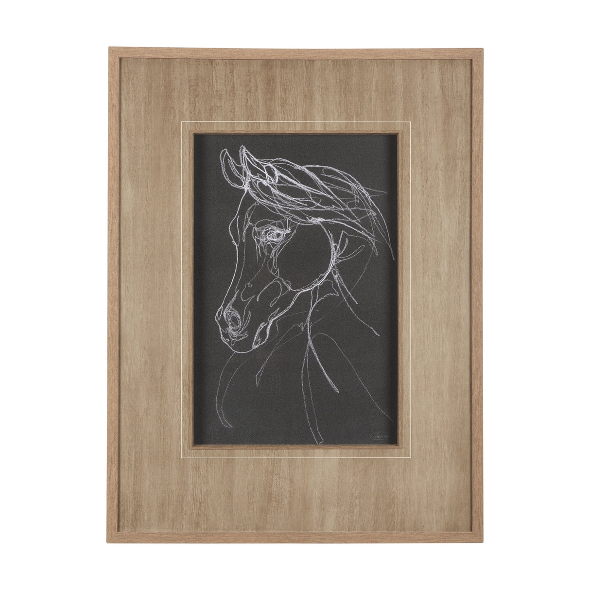 Arabian Dark II by Mercana Studio a Hand Embellished Textured Framed Art Print Matted under Glass by Mercana at Eve Furniture