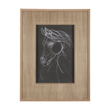 Arabian Dark II by Mercana Studio a Hand Embellished Textured Framed Art Print Matted under Glass by Mercana at Eve Furniture