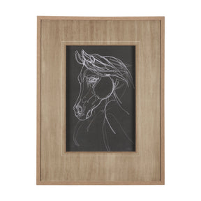 Arabian Dark II by Mercana Studio a Hand Embellished Textured Framed Art Print Matted under Glass by Mercana at Eve Furniture