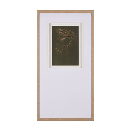 Arabian Horse III Olive by Mercana Studio Hand Embellished Framed Art Print Matted under Glass by Mercana at Eve Furniture
