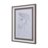Arabian II by Mercana Studio a Hand Embellished Textured Framed Art Print Matted under Glass by Mercana at Eve Furniture