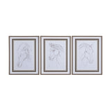 Arabian II by Mercana Studio a Hand Embellished Textured Framed Art Print Matted under Glass by Mercana at Eve Furniture