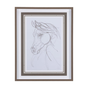 Arabian II by Mercana Studio a Hand Embellished Textured Framed Art Print Matted under Glass by Mercana at Eve Furniture