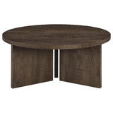 Aragon Dark Rustic Mango Coffee Table by Coaster at Eve Furniture