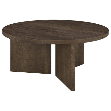 Aragon Dark Rustic Mango Coffee Table by Coaster at Eve Furniture