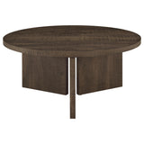 Aragon Dark Rustic Mango Coffee Table by Coaster at Eve Furniture