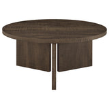 Aragon Dark Rustic Mango Coffee Table by Coaster at Eve Furniture